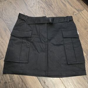 Ricki's Black Mini Skirt with Cargo Pockets
